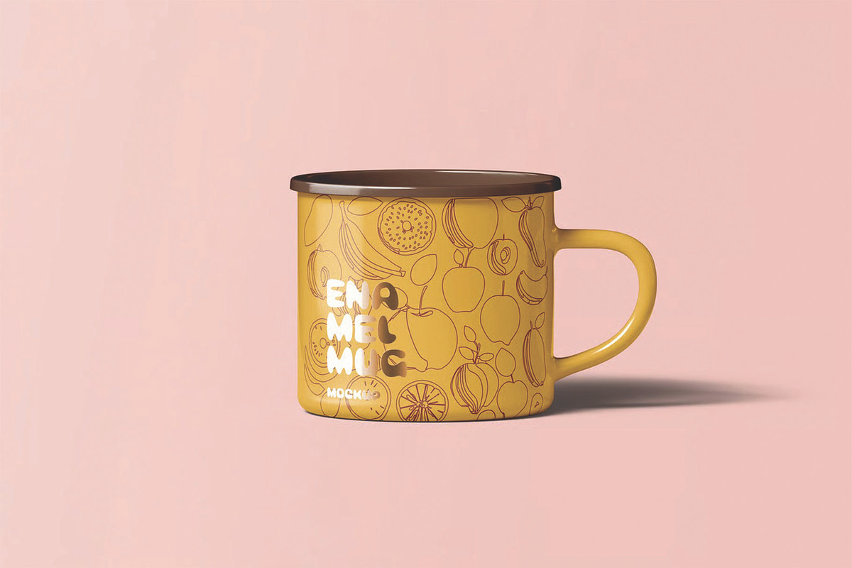 Enamel Mug Mockup, a Cups & Container Mockup by DesignRushMarket (Photo 12 of 13)