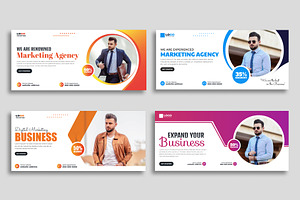 Digital Marketing Social Media Cover, a Social Media Template by nandinigraphics