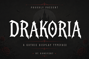 Drakoria - Gothic Fantasy Typeface