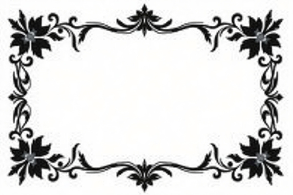 Decorative Frame Vector Bundle, an Illustration by yasushie (Photo 4 of 9)