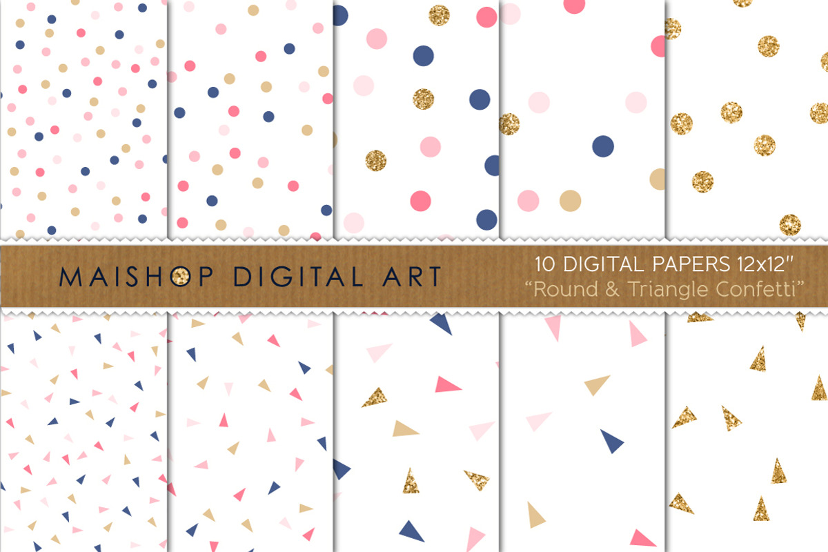 Digital Paper - Confetti