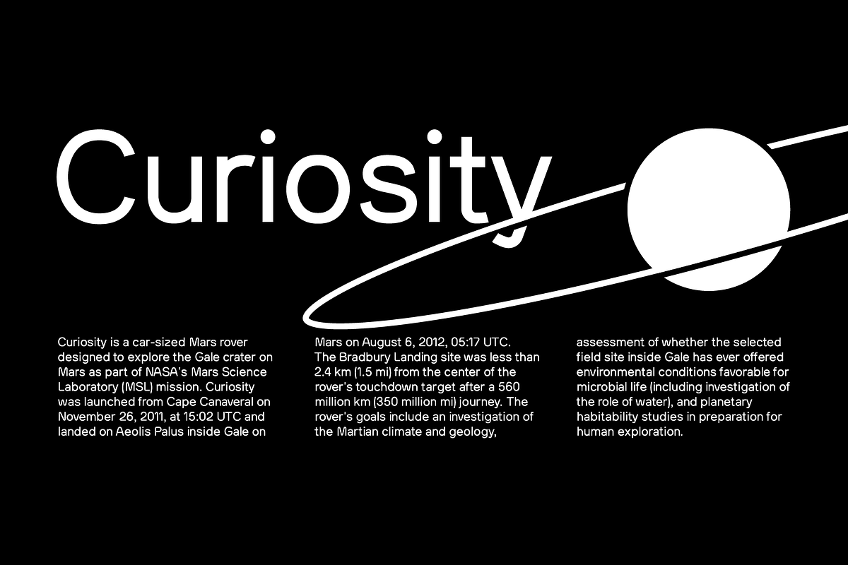 SK Curiosity, a Sans Serif Font by Salih Kizilkaya (Photo 6 of 15)