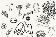 SKETCHES Line Art Drawings, a Decorative Illustration by Lana Elanor (Thumbnail 8 of 14)