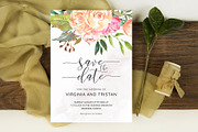 Save the Date Template, an Invitation Template by ShineOnWedding (Thumbnail 2 of 13)