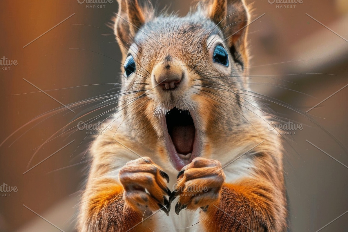 236 surprised animals, an Animal Photo by Handmadefont (Photo 173 of 241)