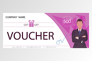 3 Gift voucher template, a Brochure Template by pashigorov (Thumbnail 2 of 3)