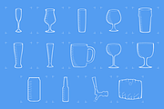 Beer Glasses, an Icon by Templarian (Thumbnail 1 of 2)