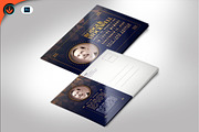 Art Deco Funeral Announcement Card, a Flyer Template by SeraphimChris (Thumbnail 1 of 5)