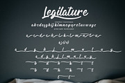 Legilature with BONUS, a Script Font by alphArtype (Thumbnail 6 of 7)