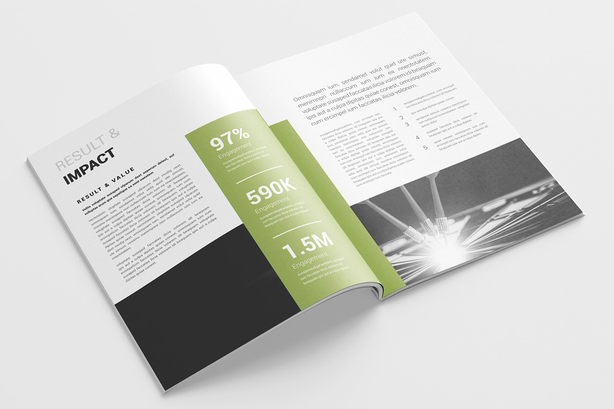 Multipurpose Case Study Template, a Brochure Template by Niofix (Photo 6 of 9)