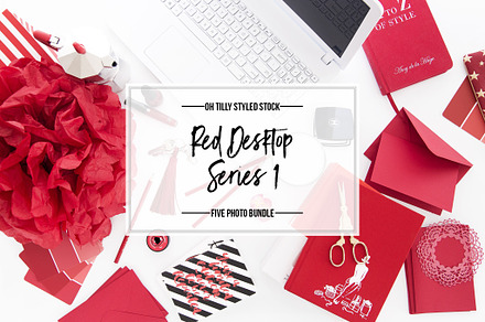 Red Romantic Styled Desktops