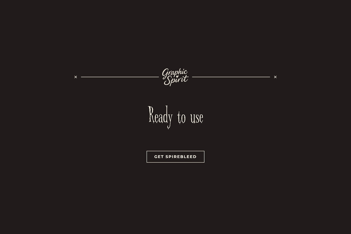 Spirebleed Gothic Botanical Font, a Serif Font by Graphic Spirit (Photo 8 of 8)