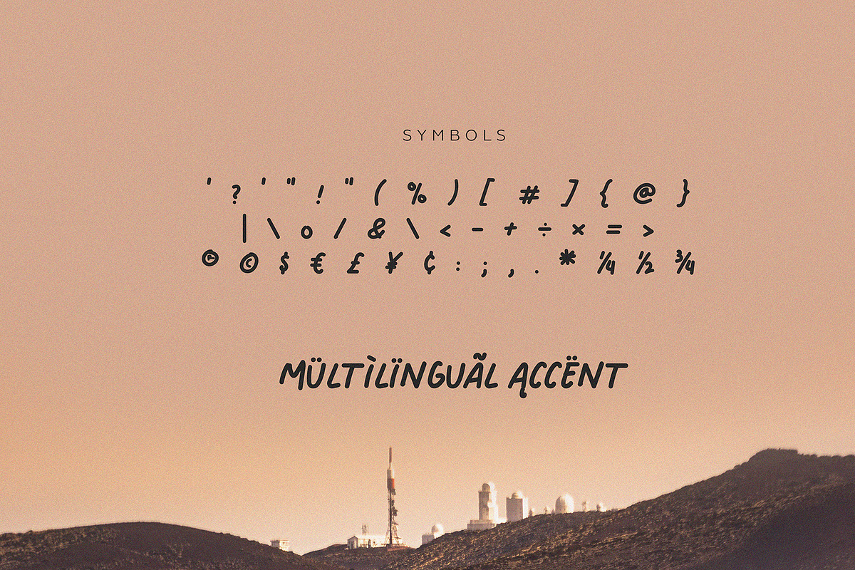 Space in Mars, a Script Font by ARSAVISUAL (Photo 6 of 6)
