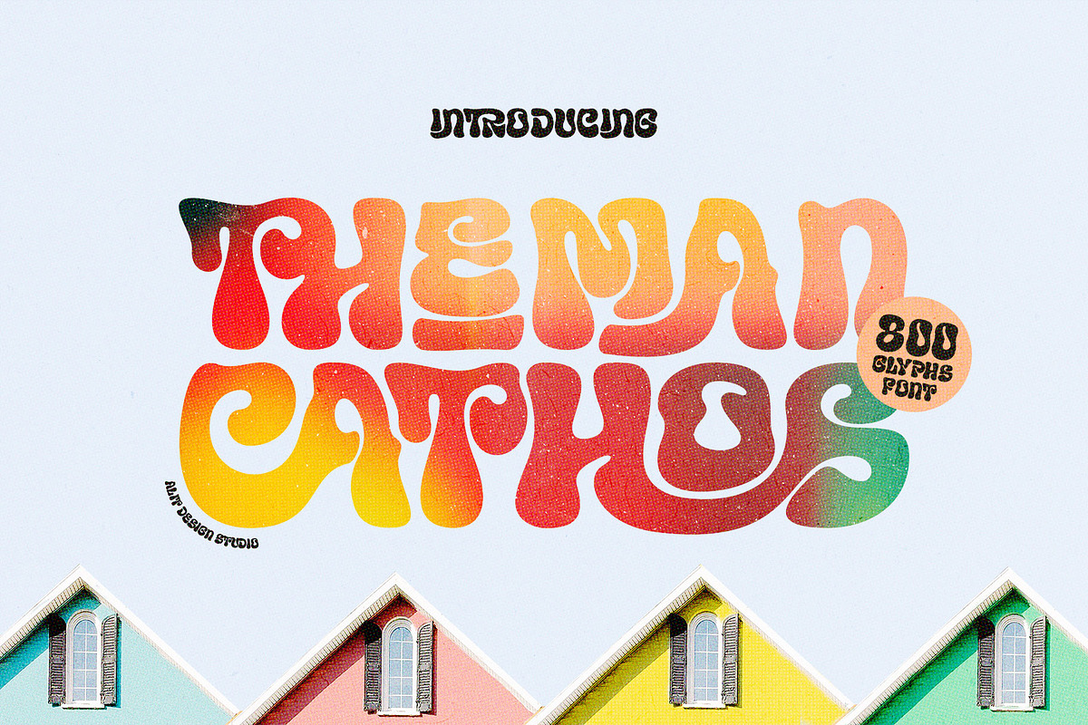Theman Cathos Bubble Font, a Symbol Font by alit design (Photo 1 of 23)