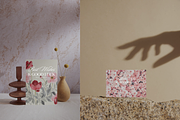 Pastel Floral Backgrounds, a Background Graphic by digital.incubator.yum (Thumbnail 2 of 8)