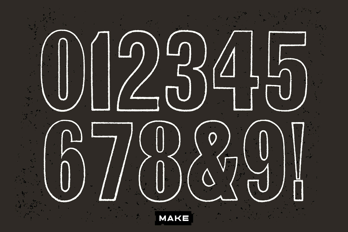 Letterpress Anatomy, a Font by Heavy Metal Type Co. (Photo 4 of 5)