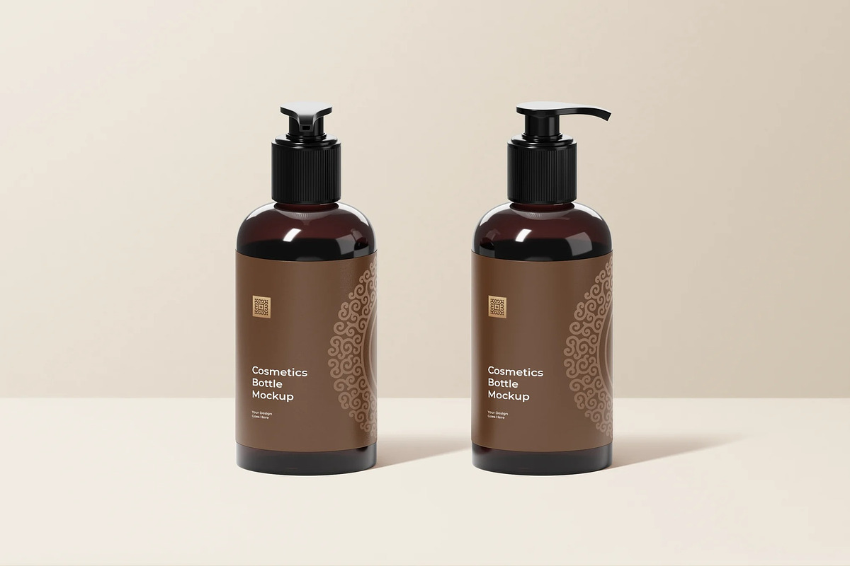 Cosmetic Bottle Mockup, a Product Mockup by zpackcreative (Photo 1 of 4)
