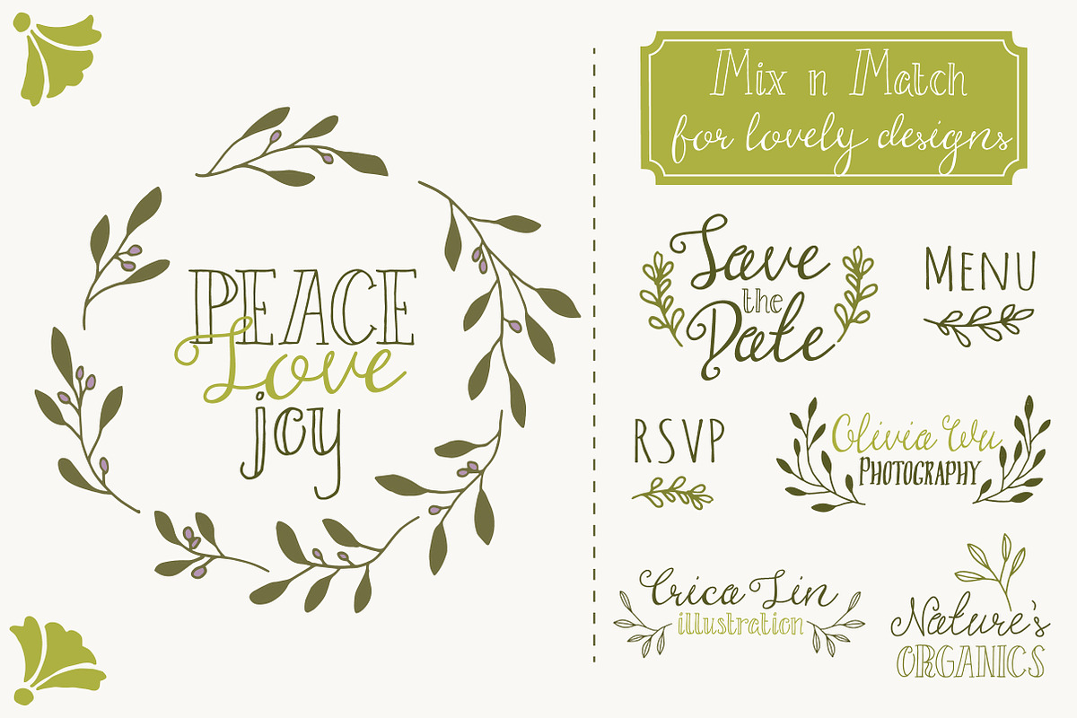 Olive Branch Clip Art & Vectors preview 2