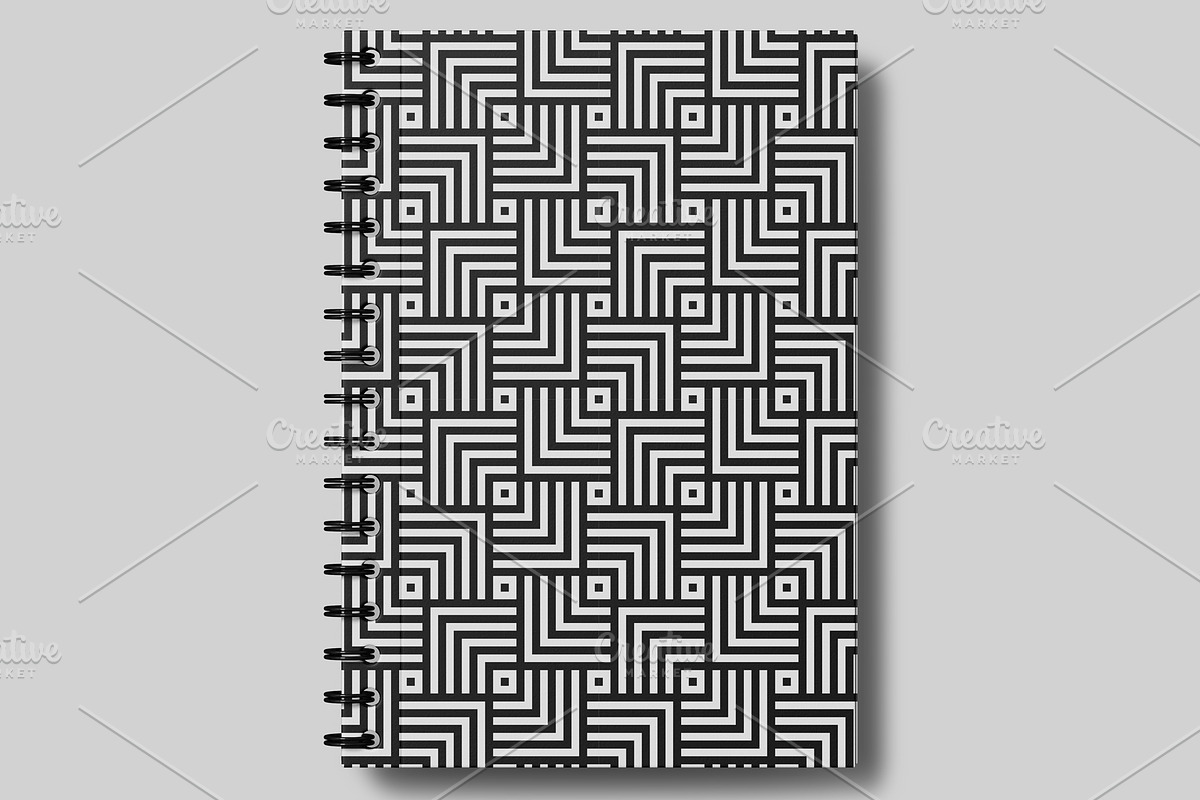 B&W seamless geometric patterns, a Pattern Graphic by ExpressShop (Photo 5 of 6)