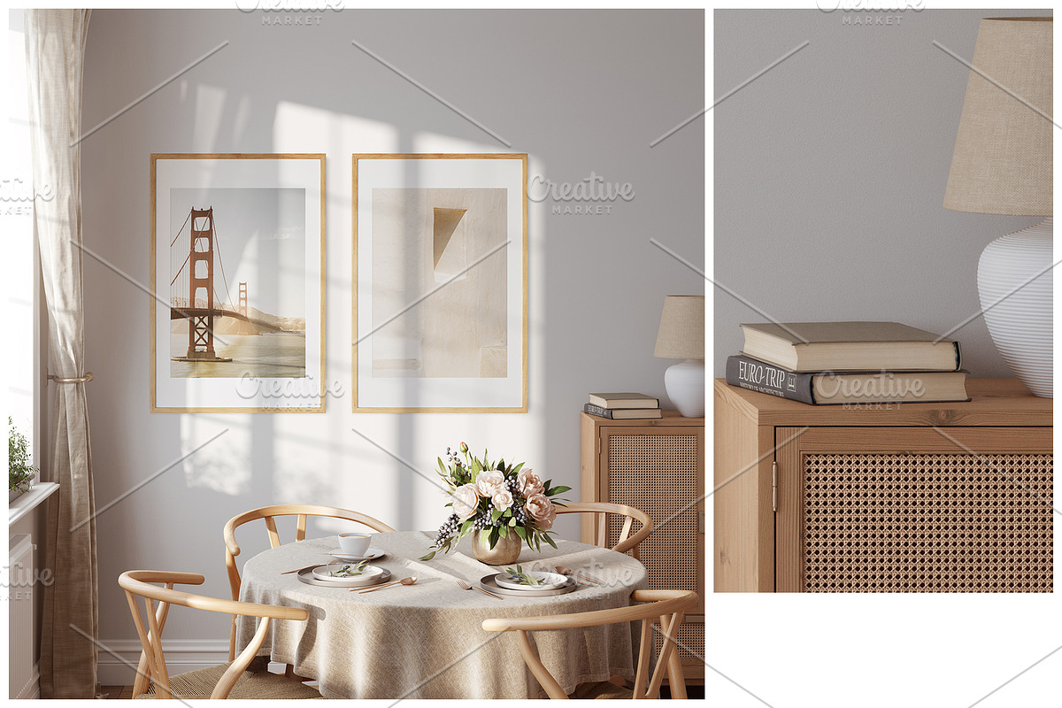 Frame & Wall Mockup Bundle - Sunny, a Print Template by Yuri-U (Photo 3 of 13)