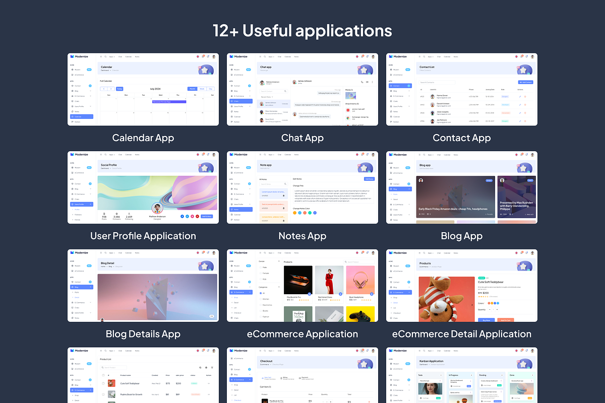 Modernize Nuxtjs Admin Template, a Templates & Theme by AdminMart (Photo 6 of 7)