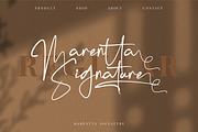 Marentta Signature Business Font, a Script Font by KennedyStudio (Thumbnail 2 of 10)