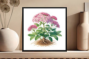 Medicinal Plants Clipart PNG Bundle, an Illustration by DreamCafeArt (Thumbnail 8 of 9)