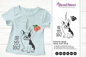 Oh My Dog! | Funny Dog SVG Vector