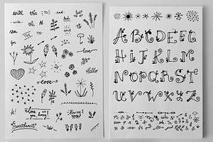 Hand-Drawn Design Set