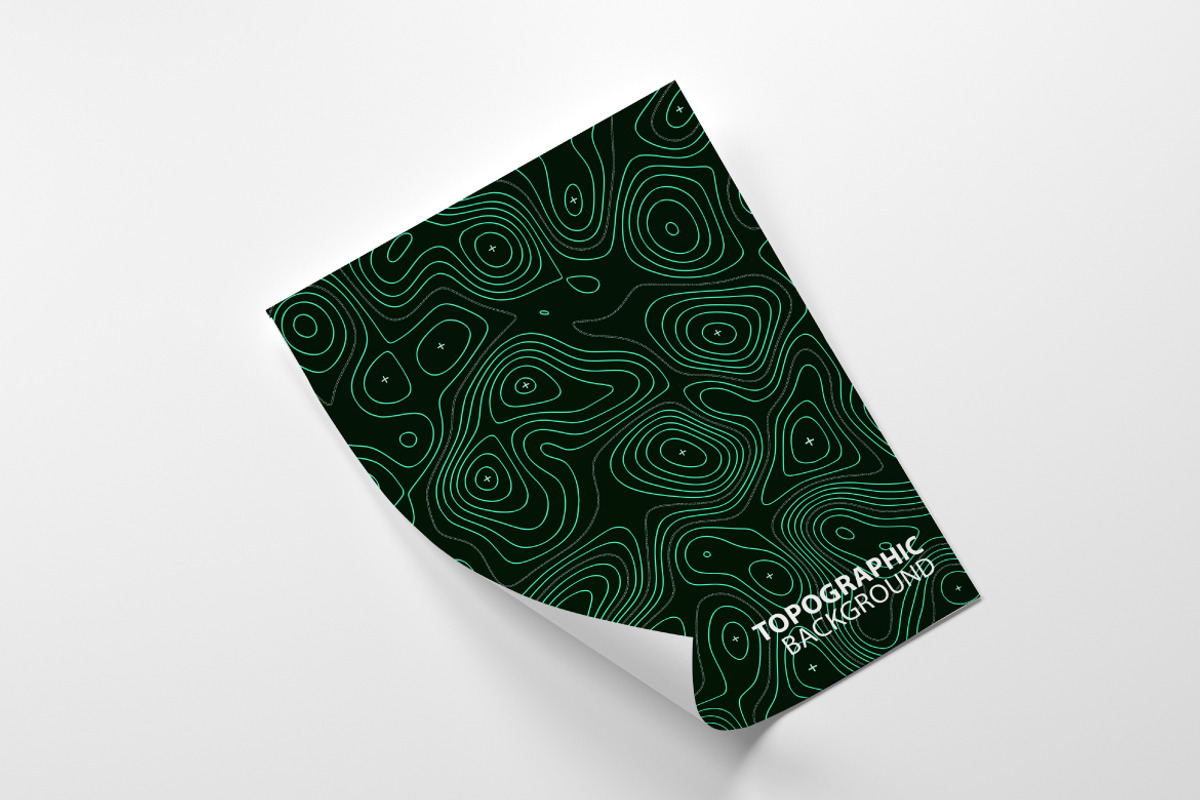 Topographic Contour Background, a Background Graphic by MSG Studio (Photo 9 of 9)