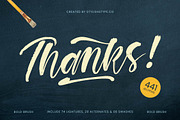 Rekont Laughin Bold Brush Font, a Script Font by stylishtype.co (Thumbnail 20 of 20)