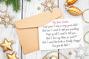 My Dear Santa Font Extras