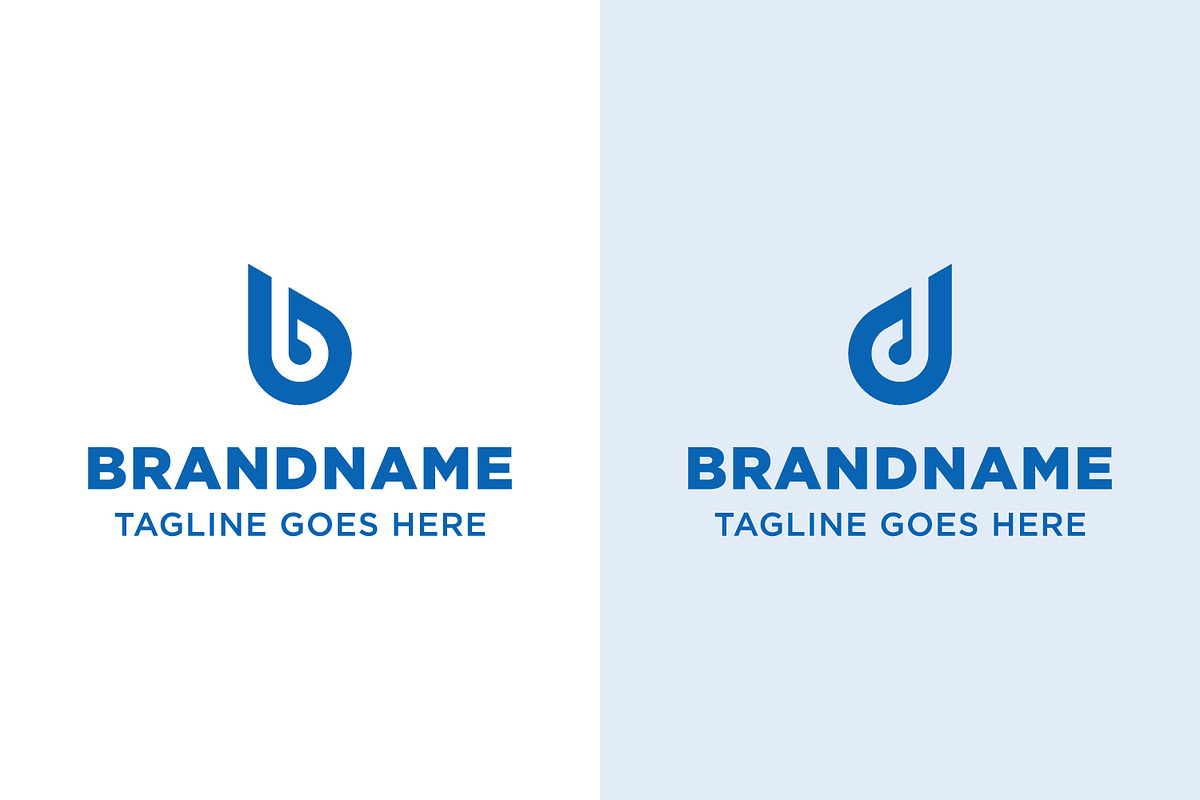 Letter D or B Drop Logo, a Branding & Logo Template by Pray Art Design Studio (Photo 1 of 2)