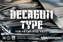Decagon Type a Futuristic Font