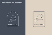 Wellness Elements Spiritual Logo, a Branding & Logo Template by CreativeWilderness (Thumbnail 4 of 16)