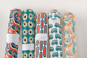 Retro 70s Seamless Patterns vol 1, a Pattern Graphic by mila_leev (Thumbnail 3 of 10)
