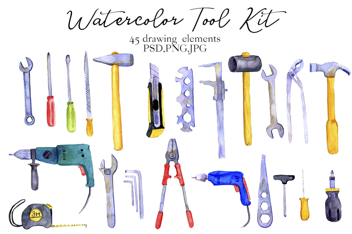 Watercolor Tool Kit, a Technology Illustration by cat_arch_angel (Photo 2 of 4)