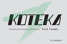 KOTEKA FONT