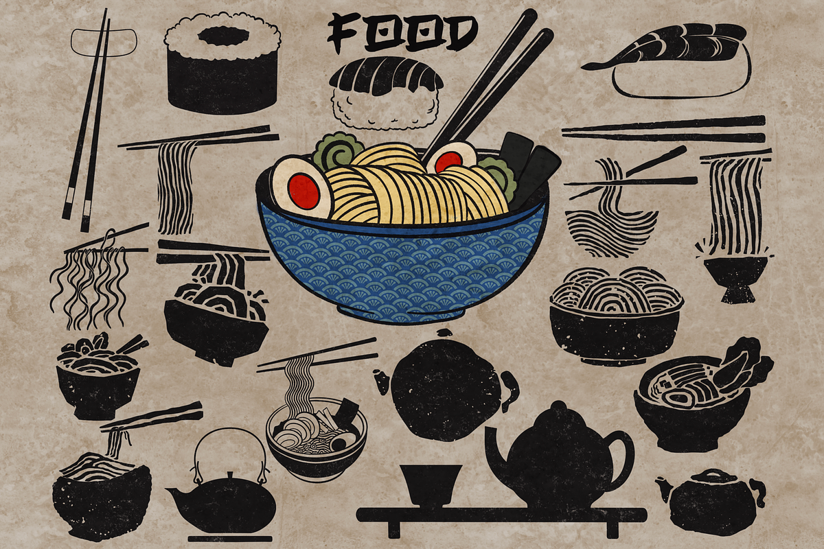 Japan traditional elements Procreate, a Brush Add-On by TheWhiteCatLab (Photo 4 of 20)
