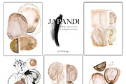 Japandi Abstract Watercolor Clip Art, a Decorative Illustration by whiteheartdesign (Thumbnail 4 of 24)