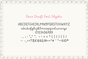 Dear Draft Hand-lettered Font, a Handwritten Font by gafaroff studio (Thumbnail 4 of 6)