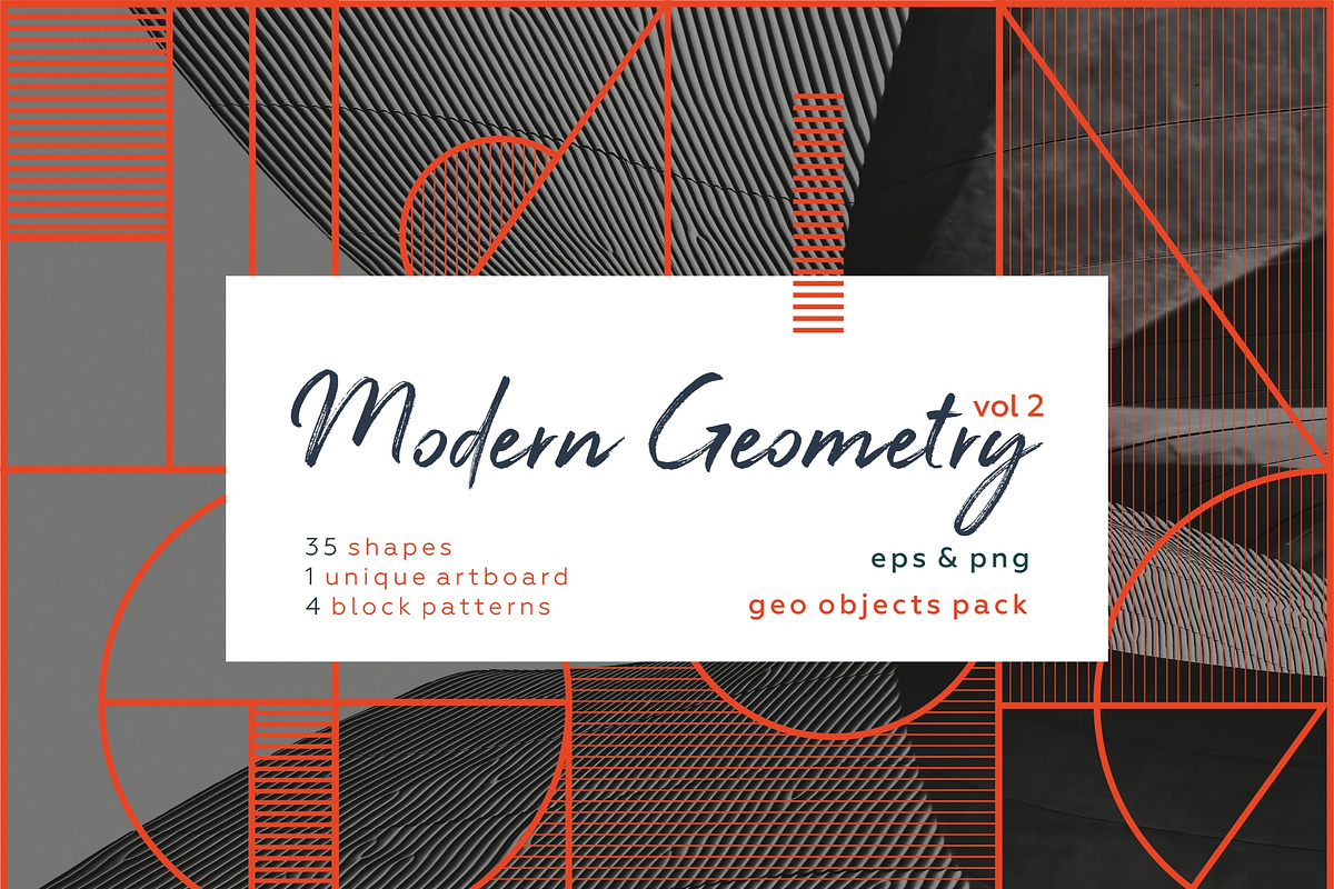 Modern geometric. Neo art deco set., a Pattern Graphic by lisa_kalev (Photo 1 of 10)