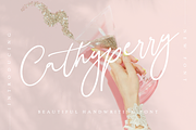 Cathyperry - Handwritten Font, a Handwritten Font by Mayofont (Thumbnail 1 of 7)