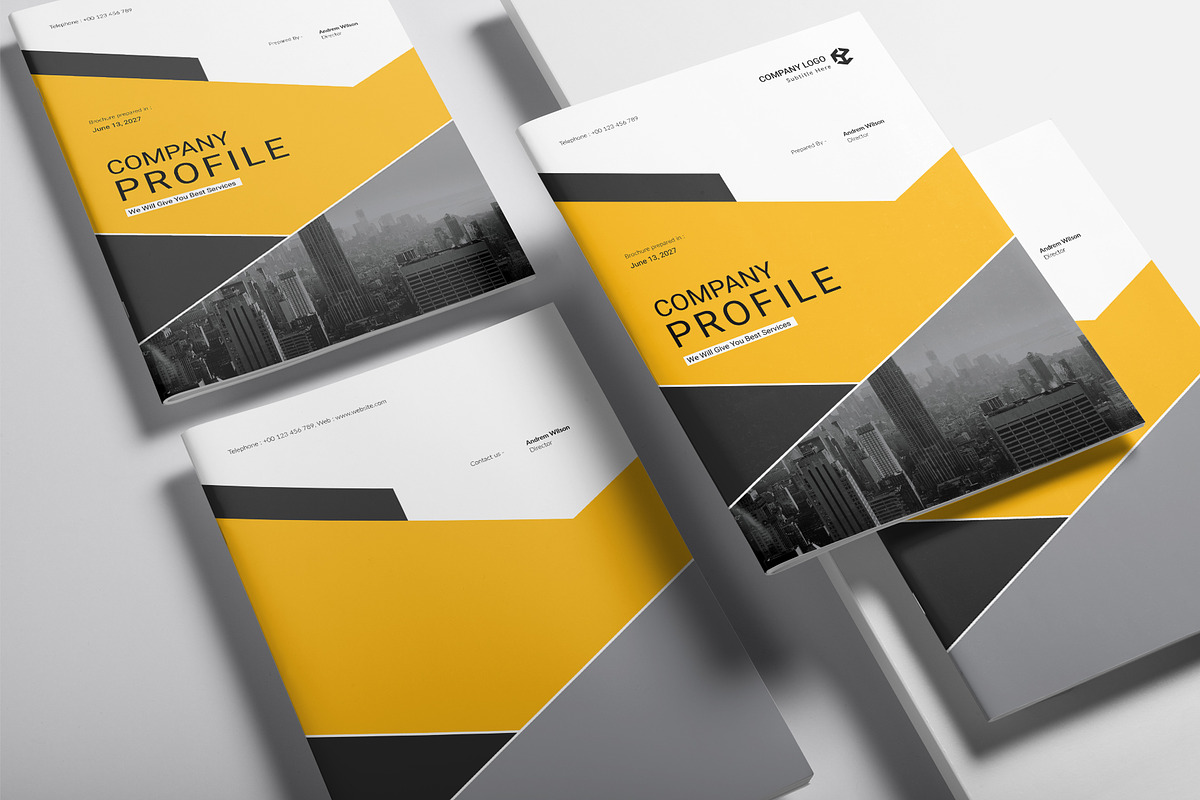 Company Brochure Template, a Brochure Template by DesignCrest (Photo 11 of 12)