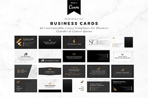 Minimalist Business Card Canva