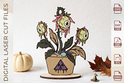 Spooky Monster Plant Bundle, an Object Graphic by WoodoraCut (Thumbnail 3 of 6)