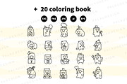 Wombat Clipart Set, an Animal Illustration by Palau (Thumbnail 9 of 10)