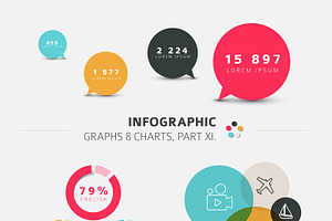 Flat Infographic Graphs & Charts