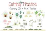 Cutting Practice for Kids Activities, an Education Illustration by TukTuk Design (Thumbnail 3 of 5)