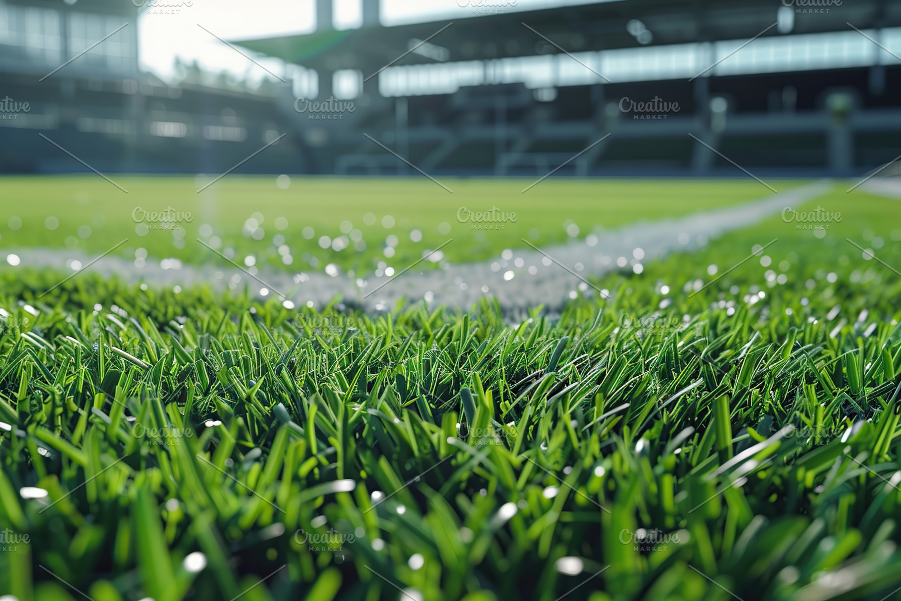 Empty football stadium, a Photo by AlyaAnd